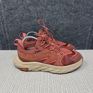 Hoka One One Anacapa Low GTX Gore-Tex Athletic Shoes Cherry Mahogony Women’s 8 B